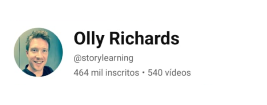 YouTube Channel of Olly Richards, English language teacher on Teacher AI.